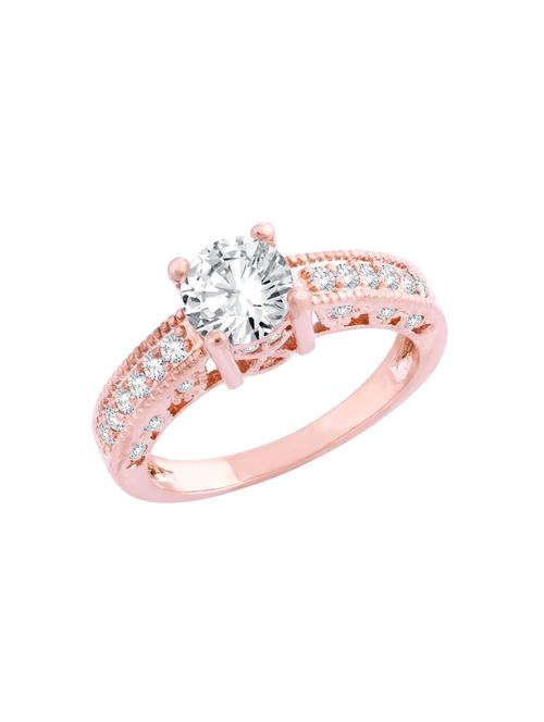 pink brass hand ring - 16966786 - Standard Image - 1