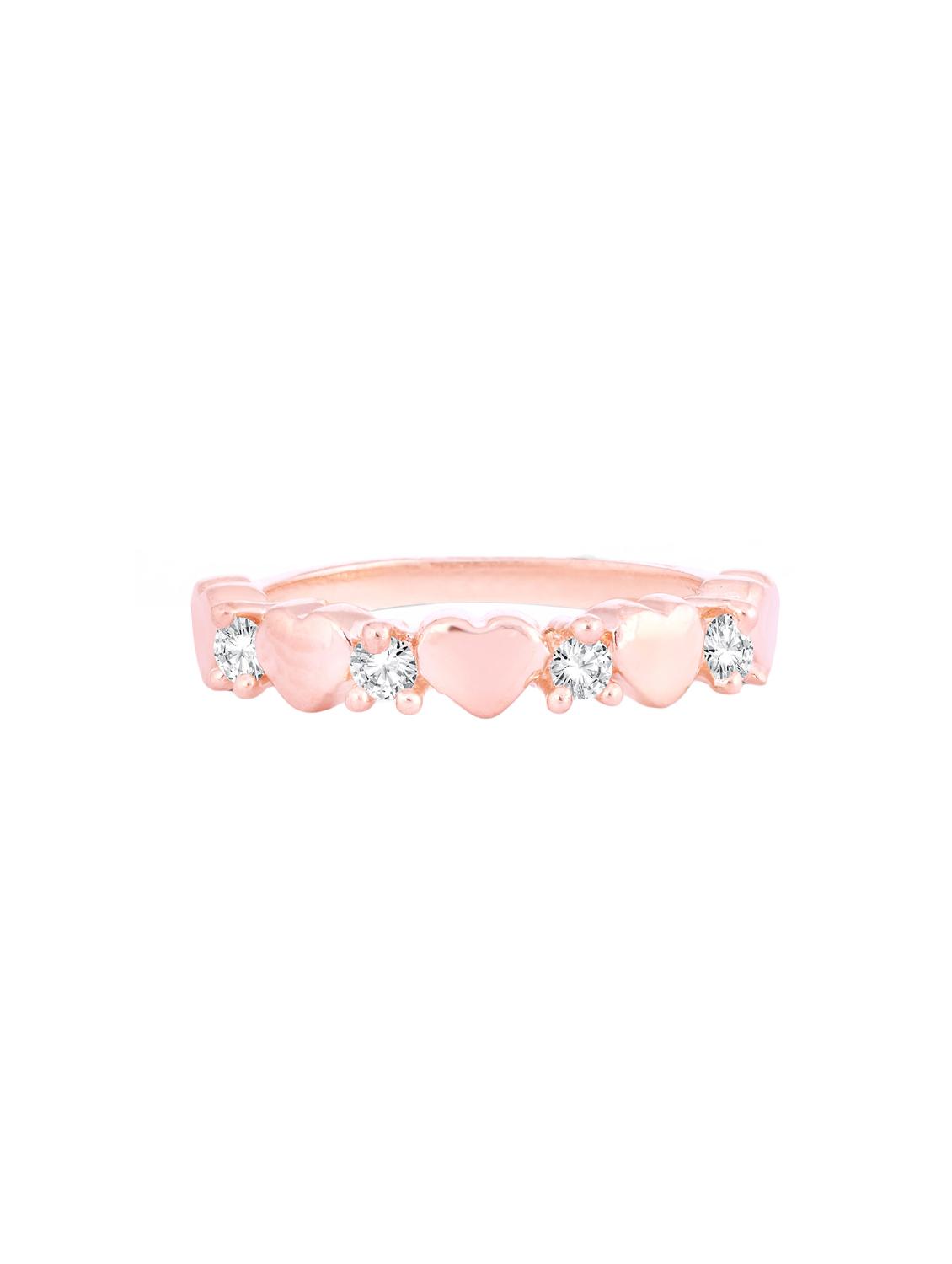 pink brass hand ring - 16966788 - Zoom Image - 2