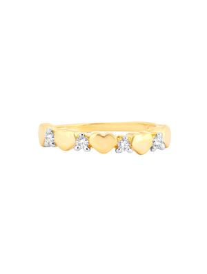 gold brass hand ring - 16966789 - Standard Image - 2