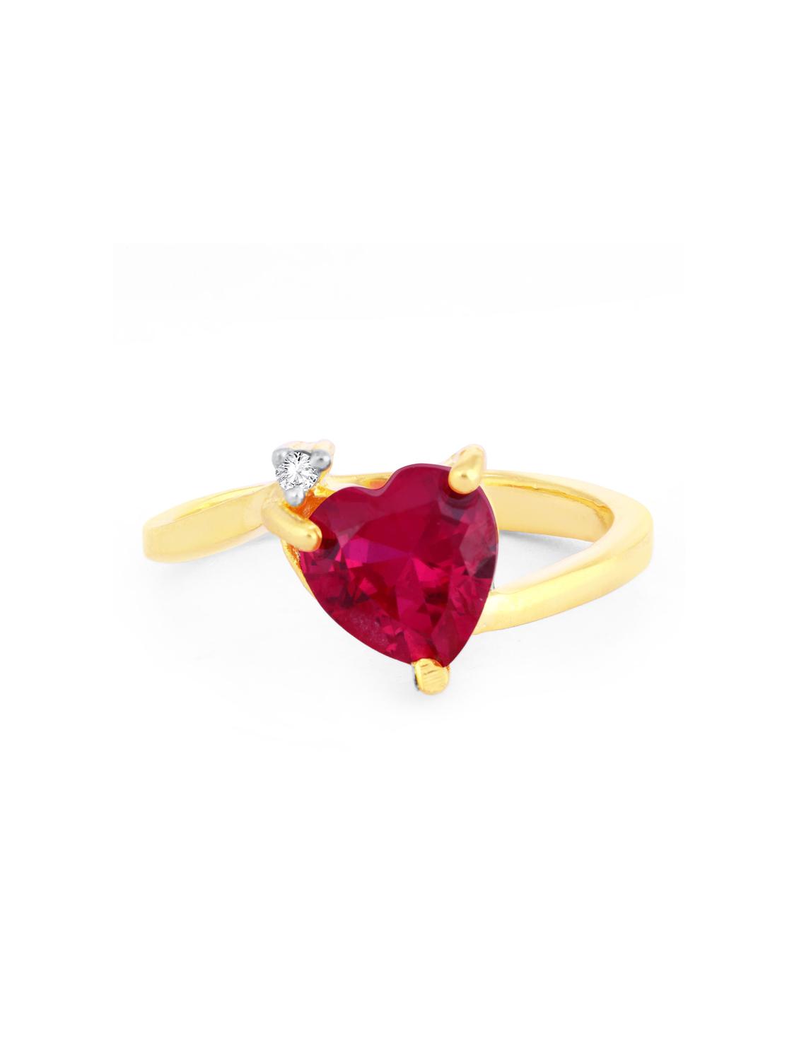 pink gold brass hand ring - 16966794 - Zoom Image - 2