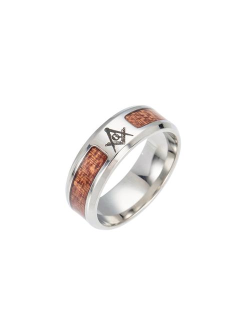 silver brass hand ring - 16966802 - Standard Image - 1