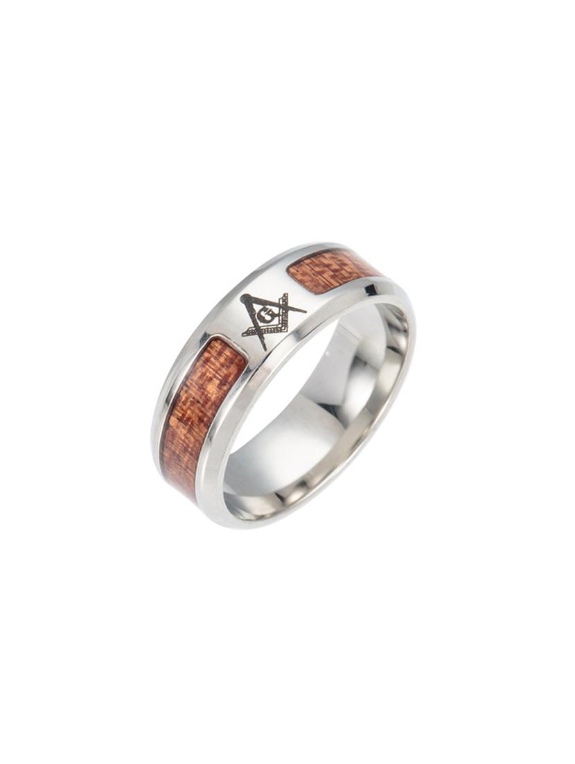 silver brass hand ring - 16966802 - Zoom Image - 1