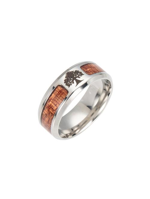 silver brass hand ring - 16966803 - Standard Image - 1
