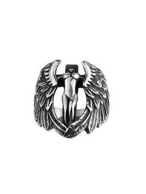 silver brass hand ring - 16966816 - Standard Image - 4