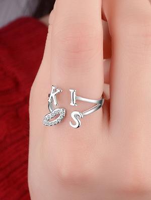 silver brass hand ring - 16966852 - Standard Image - 2