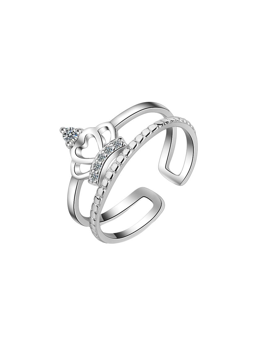silver brass hand ring - 16966854 - Zoom Image - 1