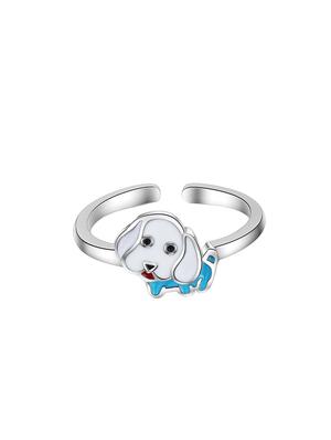 silver brass hand ring - 16966858 - Standard Image - 3
