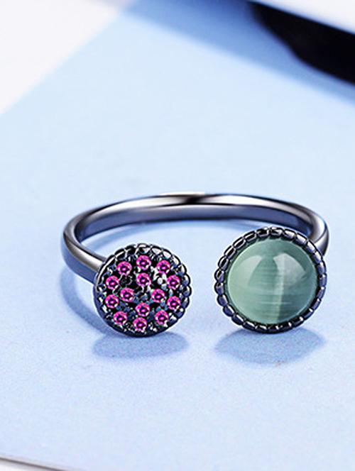 pink brass hand ring - 16966860 - Standard Image - 1