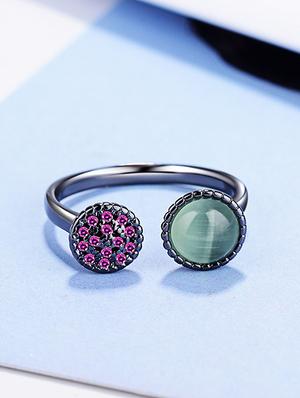pink brass hand ring - 16966860 - Standard Image - 2