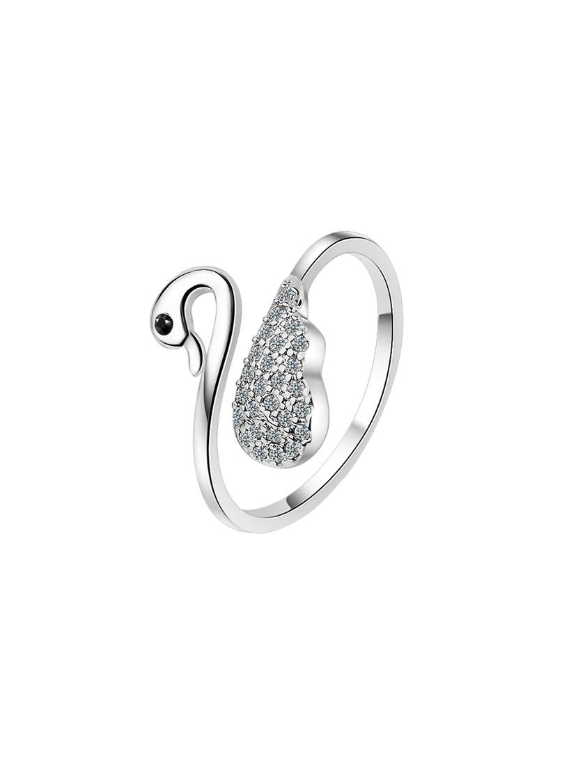 silver brass hand ring - 16966861 - Zoom Image - 1
