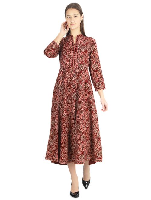 floral anarkali ethnic dress - 16966915 - Standard Image - 1