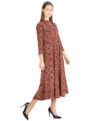 floral anarkali ethnic dress - 16966915 - Standard Image - 2