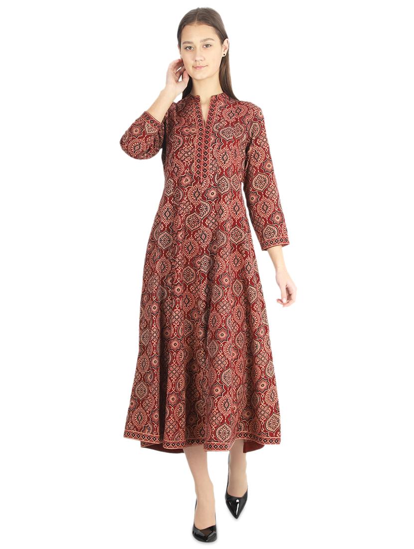 floral anarkali ethnic dress - 16966915 - Zoom Image - 1