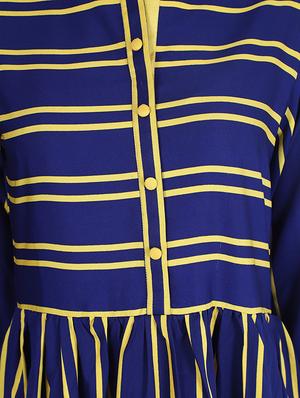 striped flared ethnic dress - 16966922 - Standard Image - 4