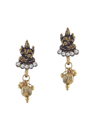 gold brass pendants and earring - 16967207 - Standard Image - 3