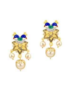 gold brass pendants and earring - 16967225 - Standard Image - 3