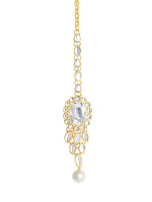 gold brass necklaces and earring - 16967239 - Standard Image - 2
