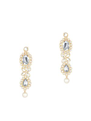 gold brass necklaces and earring - 16967239 - Standard Image - 3