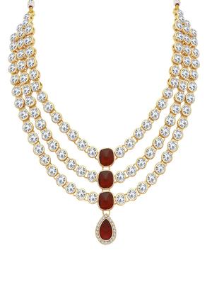 red brass necklaces and earring - 16967245 - Standard Image - 2