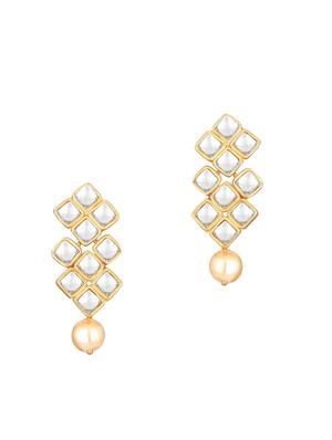 gold brass necklaces and earring - 16967250 - Standard Image - 3