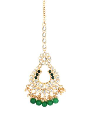 green brass necklaces and earring - 16967252 - Standard Image - 4