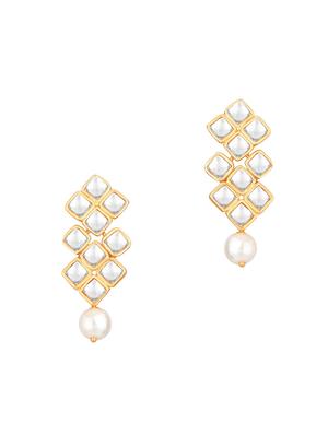 gold brass necklaces and earring - 16967254 - Standard Image - 3