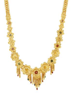 gold brass necklaces and earring - 16967276 - Standard Image - 2