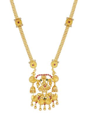 gold brass necklaces and earring - 16967277 - Standard Image - 2