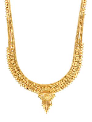 gold brass necklaces and earring - 16967279 - Standard Image - 2