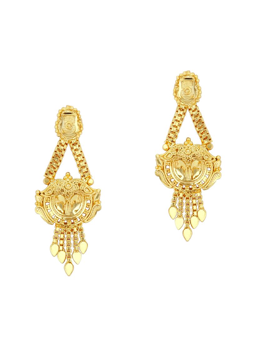 gold brass necklaces and earring - 16967279 - Zoom Image - 3