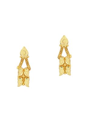 gold brass necklaces and earring - 16967280 - Standard Image - 3
