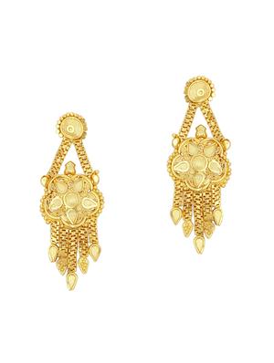 gold brass necklaces and earring - 16967284 - Standard Image - 3
