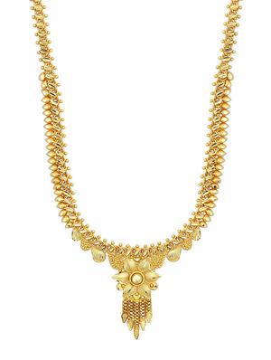 gold brass necklaces and earring - 16967286 - Standard Image - 2