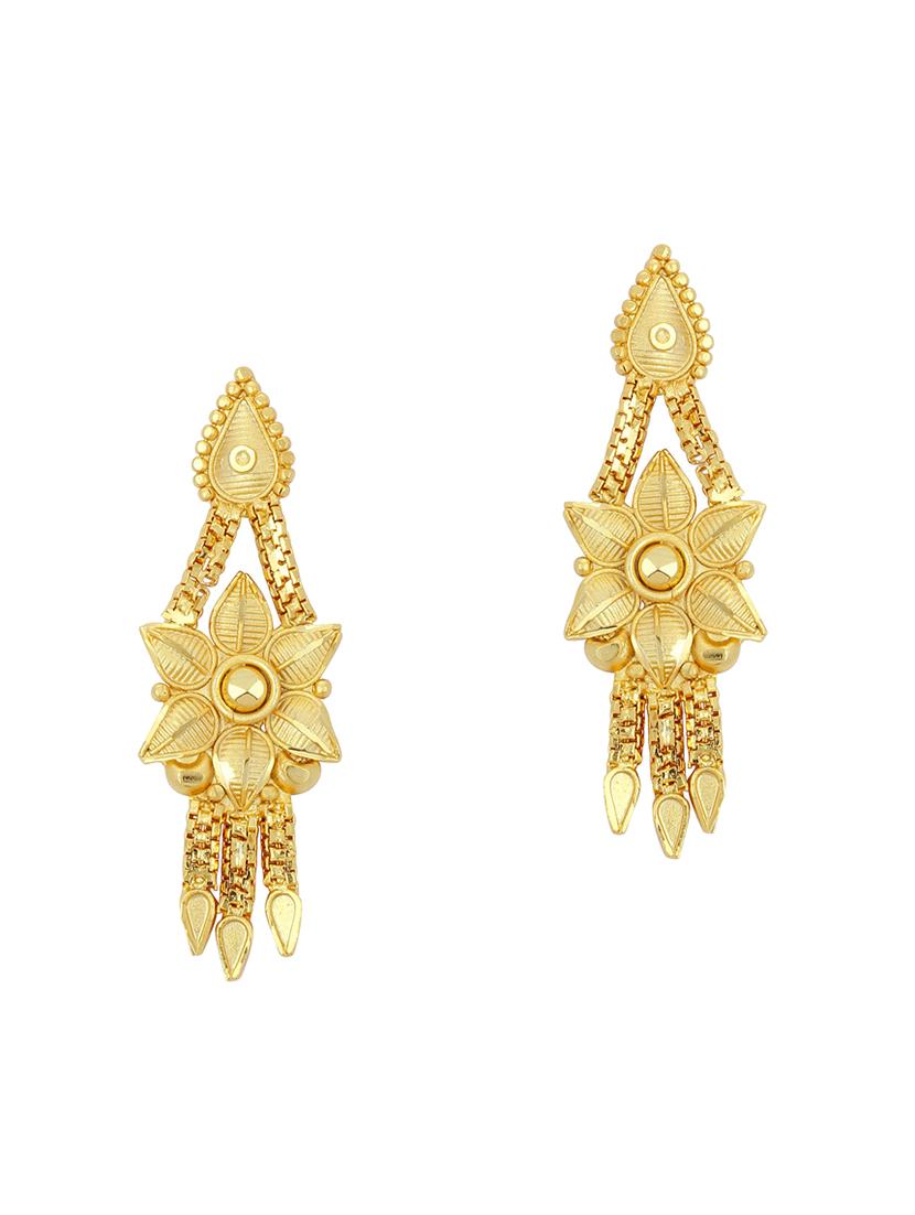 gold brass necklaces and earring - 16967286 - Zoom Image - 3