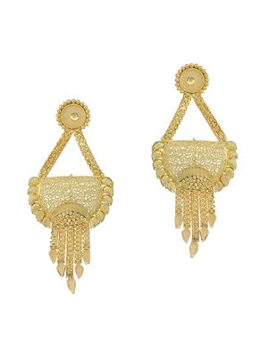 gold brass pendants and earring - 16967297 - Standard Image - 3