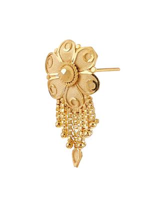gold brass necklaces and earring - 16967308 - Standard Image - 3