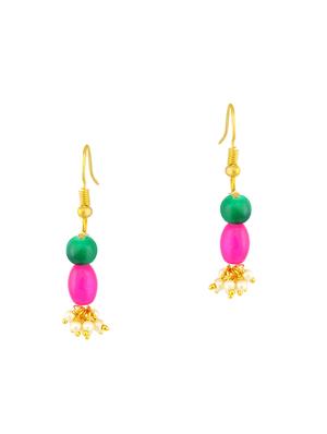 pink brass necklaces and earring - 16967328 - Standard Image - 2
