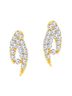 gold brass set & drop earrings - 16967392 - Standard Image - 2