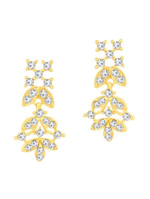 gold brass set & drop earrings - 16967397 - Standard Image - 2