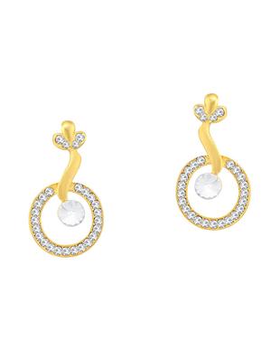 gold brass set & drop earrings - 16967415 - Standard Image - 2