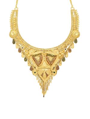 gold brass set & drop earrings - 16967425 - Standard Image - 2