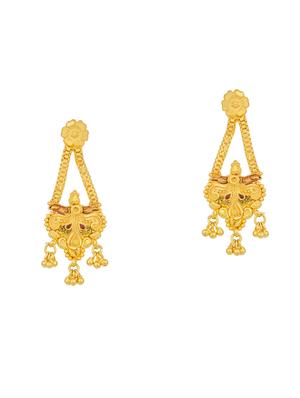 multi colored brass set & drop earrings - 16967428 - Standard Image - 3