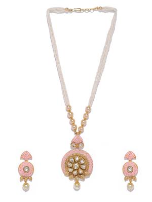pink brass pendant - 16967471 - Standard Image - 2