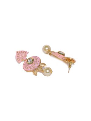 pink brass pendant - 16967471 - Standard Image - 3