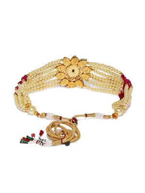 gold brass necklaces and earring - 16967472 - Standard Image - 2
