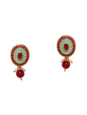 gold brass necklaces and earring - 16967472 - Standard Image - 3