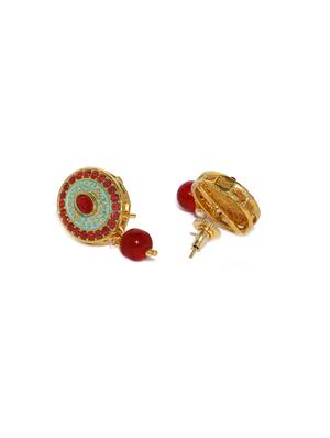 gold brass necklaces and earring - 16967472 - Standard Image - 4