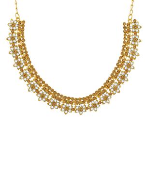 gold brass necklaces and earring - 16967513 - Standard Image - 2
