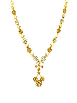 gold brass necklaces and earring - 16967520 - Standard Image - 2