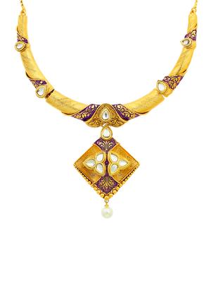 gold brass set & drop earrings - 16967542 - Standard Image - 2